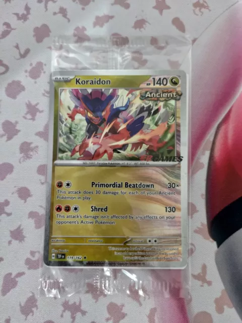 Pokemon Koraidon 119/162 EB Games Promo Card Pokemon
