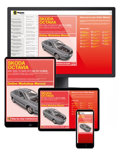 Skoda Octavia Diesel (May 2004 - Mar 2013) 04 to 13 Haynes Manual