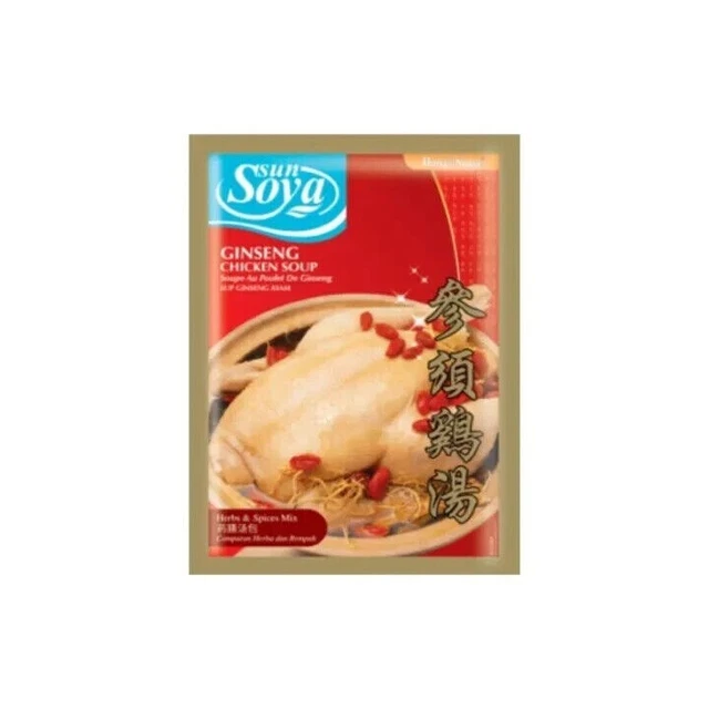 SunSoya Ginseng Pollo Alle Erbe Zuppa, 40g Mondo Ampio