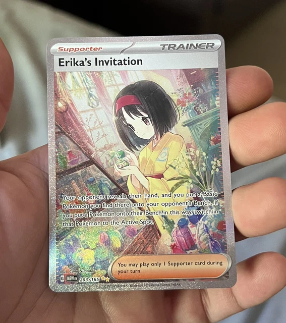 Pokmon TCG Erika´s Invitation Scarlet & Violet - 151 203/165 Holo