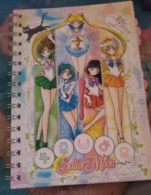 Primark Sailor Moon & Scouts Tab Journal Brand New