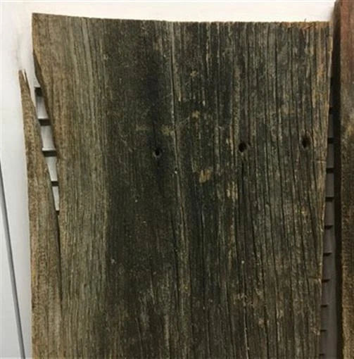 4 Barn Wood Reclaimed Planks, Wall Siding Boards, Lumber Floating Shelf W 3