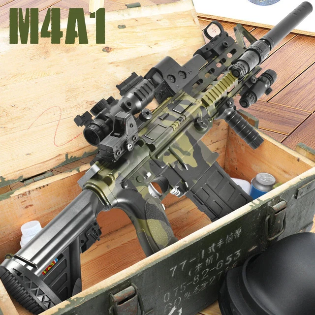 M4A1 ELECTRIC GEL Blaster TOY GUN Water Bomb Bullets Shooting kids gift