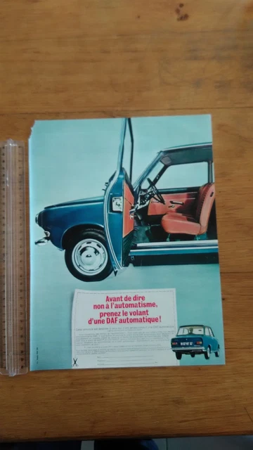 Publicite Ancienne - Pub Advert - Automobile Daf - Paris Match 1965