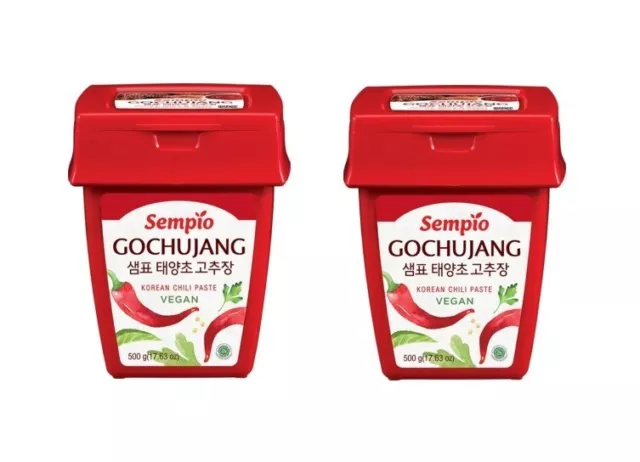 Koreanische Paprikapaste VEGAN Doppelpack: 2 x 500g Sempio rote Chilipaste