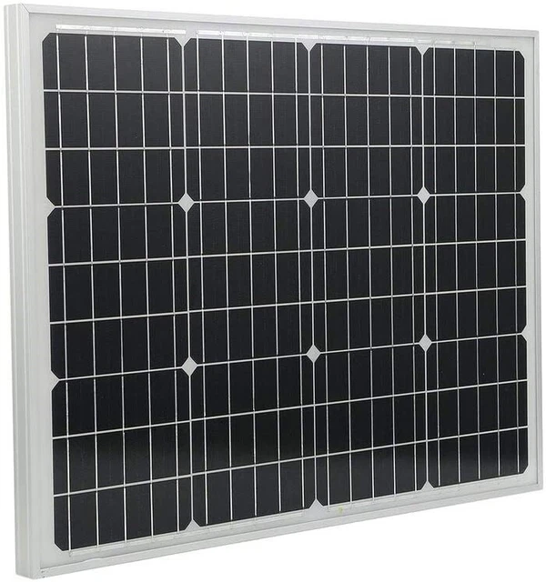 Pannello Solare 20W Monocristallino Con Pinze A Coccodrillo - Ideale Per Camper, Barche E Sistemazioni Off-Grid - Foto 3