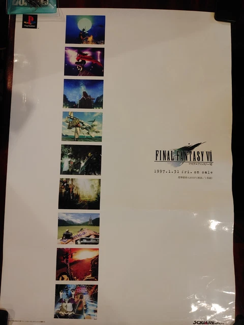 FF7 B2 ポスター FF7ファイナルファンタジー7ポスター1種 エアリス B2サイズ