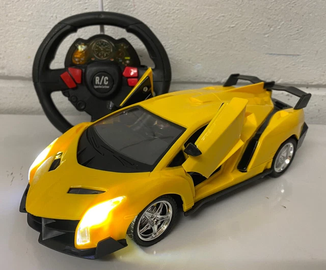 RADIO REMOTE Control Car LED Lights 1/18 Yellow Remote