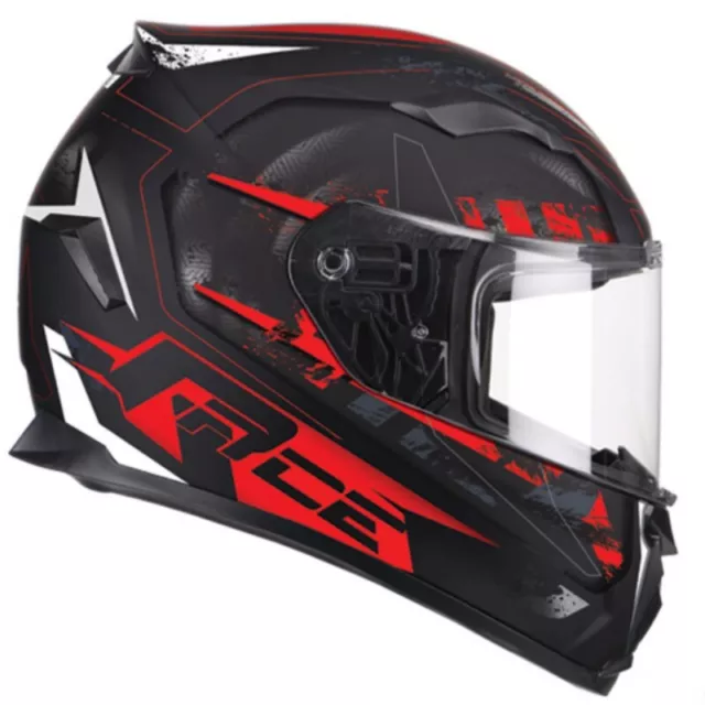 Casco Moto  Integrale Scooter 307 JEREZ  Nero Rosso Opaco ( Omologato )