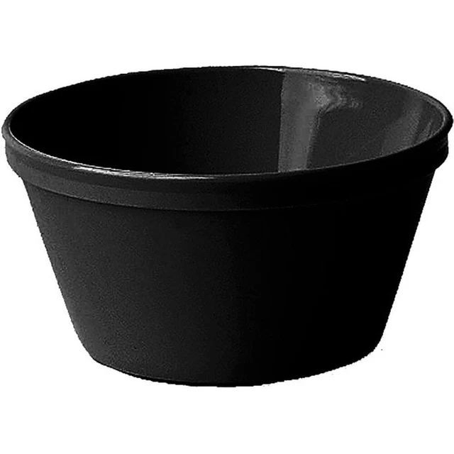 Cambro 8.4 Oz. Round Bouillon Bowl, 48Pk Black 35Cw-110