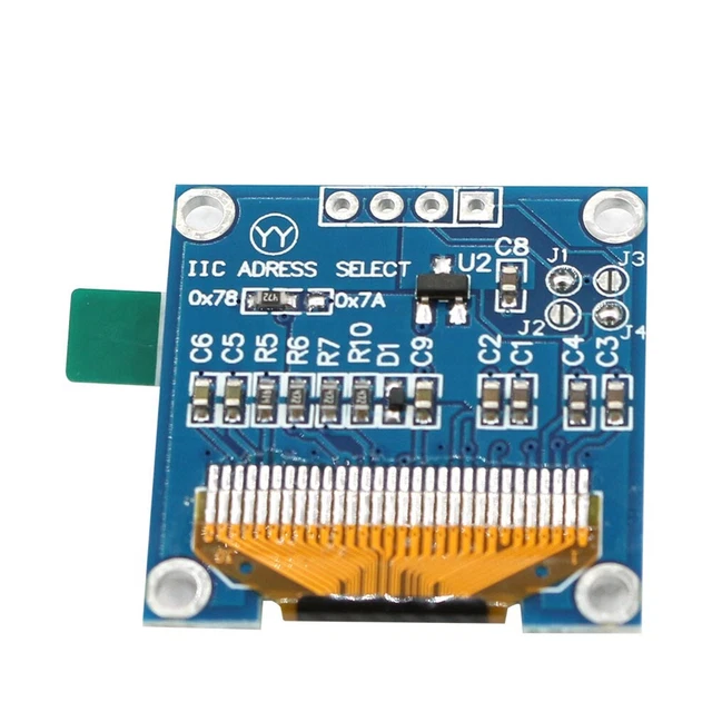 2 Display OLED 0.96 Pollici 12864 - Modulo SPI/IIC Per Arduino, Carattere Blu