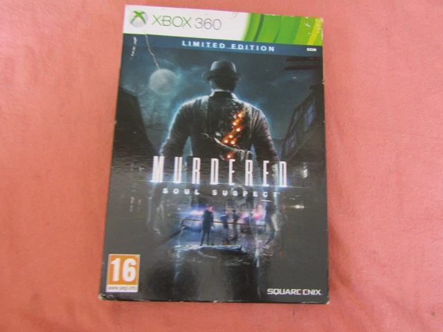 Xbox 360 Murdered Soul Suspect Limited Edition With Book