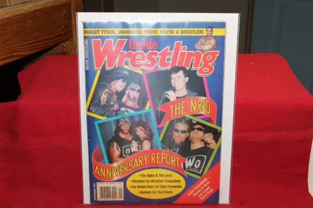 Inside Wrestling Magazine September 1997 NWO Hogan Macho Man Nash Hall WCW WWF