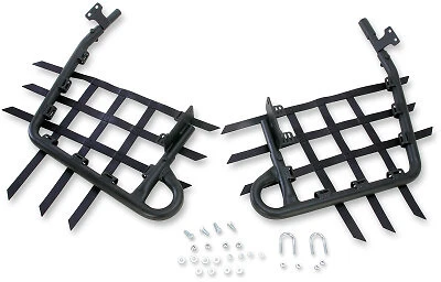 DG Performance Alloy Nerf Bars Black Textured Bar - Black Web #60-4450X