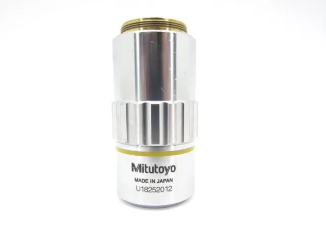 Mitutoyo M Plan Apo 10x / 0.28 8/0 f=200 Microscope Objective Lens
