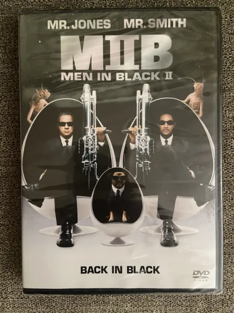 Men in Black II -DVD Movie NEW SEALED 2002 Tommy Lee Jones Will Smith MIB 2