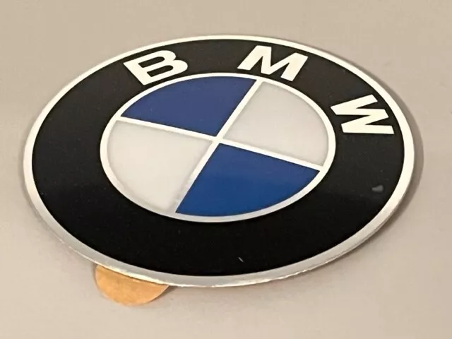 ORIGINAL BMW Logo Emblem 70mm Plakette Felgenemblem Aufkleber selbstklebend NEU