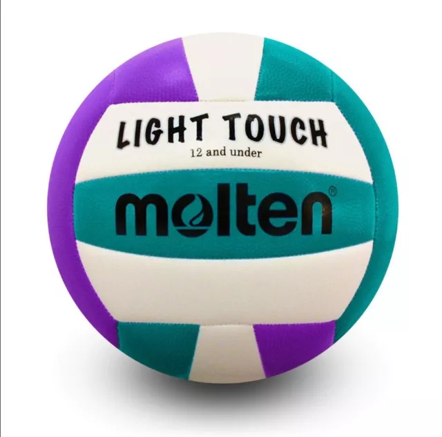 Molten Light Touch Volleyball, Color Violet/Aqua