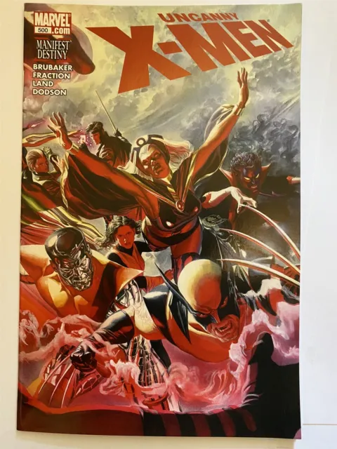 UNCANNY X-MEN #500 Alex Ross Variant Marvel Comics - 2008 NM