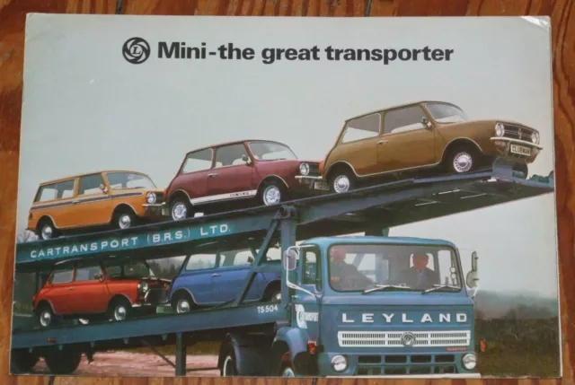 1976 BL Mini Clubman Traveller Estate 1275 GT Prospekt brochure n Morris Austin