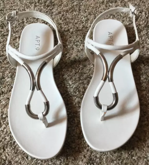 APT 9 Workload Open Toe T-Strap Thong Sandals | Size 6M | EUC