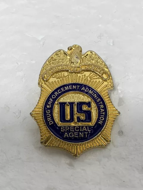 Drug Enforcement Administration Special Agent Police DEA Lapel Pin