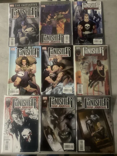 marvel comics The Punisher War Journal Issues #11-19, 11,12,13,14,15,16,17,18,19