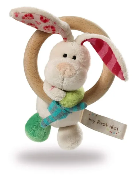 NICI - My first NICI - Holzgreifring Hase Tilli mit Glocke