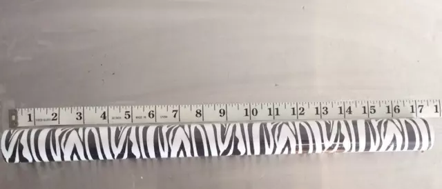 ZEBRA Wrapping Paper ANIMAL PRINT Pattern Craft Roll Gift Wrap 30 SQ FT /7 YARDS 2