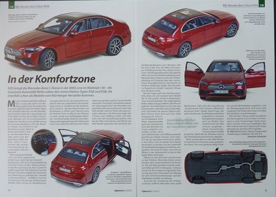 MERCEDES BENZ CKLASSE W206 in 118 von NZG....ein Modellbericht 2206c