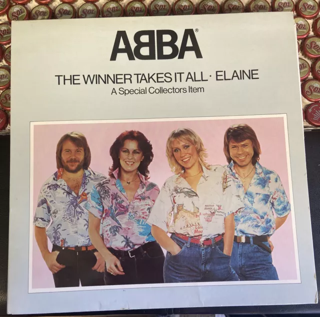 ABBA – The Winner Takes It All / Elaine Gatefold ltd edition Pop Up. VG/Ex Con