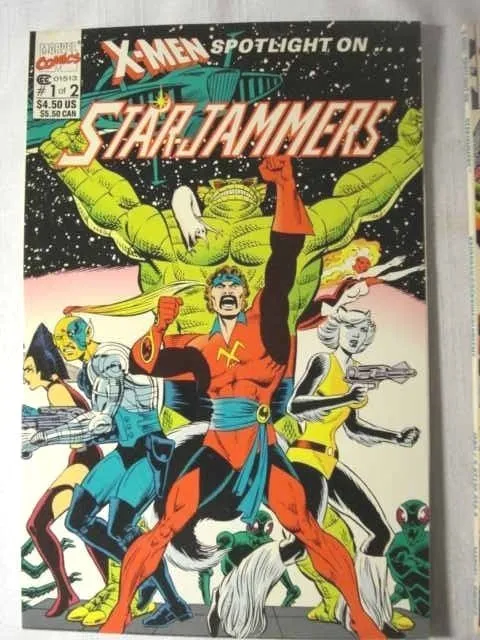 X-Men Spotlight On ..Starjammers Issue 1 & 2 (1990 Marvel) FP VF