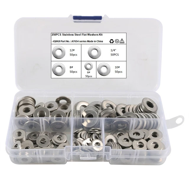 Lot De 25 Boulons à Bride Hexagonaux Dentelés M5x10mm - Inox 304, Marque Uxcell, Neufs