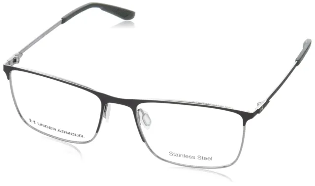 Under Armour Men's UA 5006/G Rectangular Optical Eyeglasses Frame, Brown, 57m