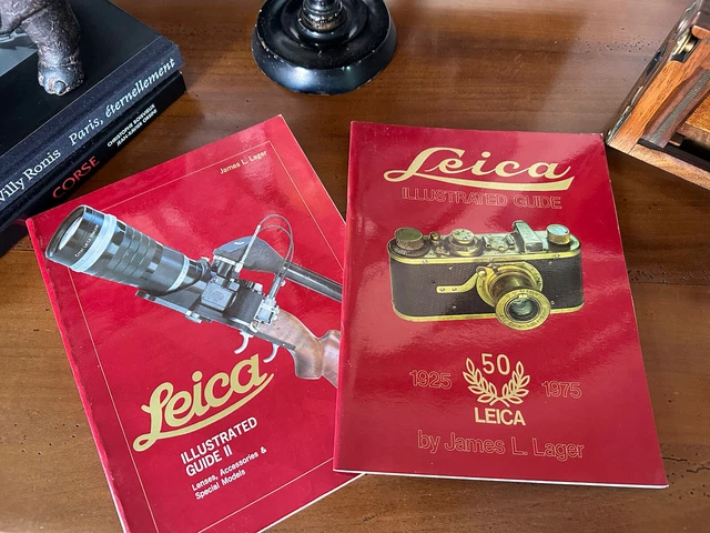 Leica Illustrated Guides Volume l, II et III. James Lager, Photography Cameras