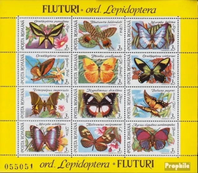 Romania block267 (complete issue) unmounted mint / never hinged 1991 Butterflies