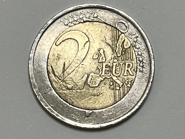 SOGENANNTES SPIEGELEI ! 2 Euro Münze Eire 2002 Irische Harfe