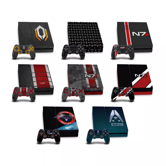 Ea Bioware Mass Effect Graphics Vinyl Skin For Sony Ps4 Console & Controller