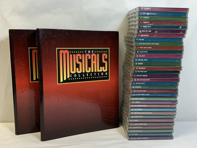 THE MUSICALS COLLECTION Magazines & Matching CD in Presentation Folders ...