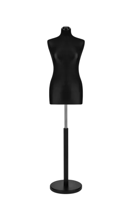 Busto donna sartoriale manichino femminile nero-nero