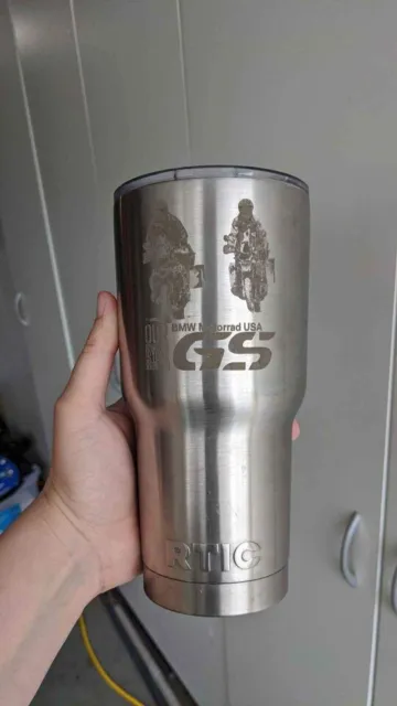 RTIC 30 Oz Double Wall Insulated Tumbler Stainless BMW Motorrad BMW GS Adventure