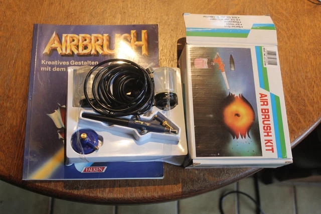 Airbrusch - Kit +Airbrusch Buch von c.Michael Mette
