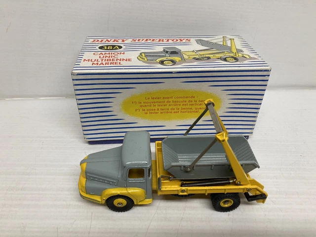 Dinky Toys 38A Camion Unic Multibenue Marrel Miniature Ancienne
