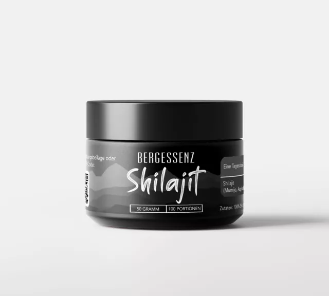 BERGESSENZ Original Mumijo Shilajit | 50 g | Made in Germany | Wildsammlung