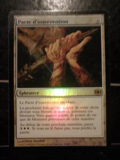 mtg magic intervention pact FOIL FRENCH vf fr pacte d'intervention future sight