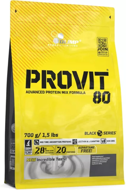PROVIT 80 OLIMP Proteína + Aminoácidos - Polvo 700g - MHD 24.02.2024