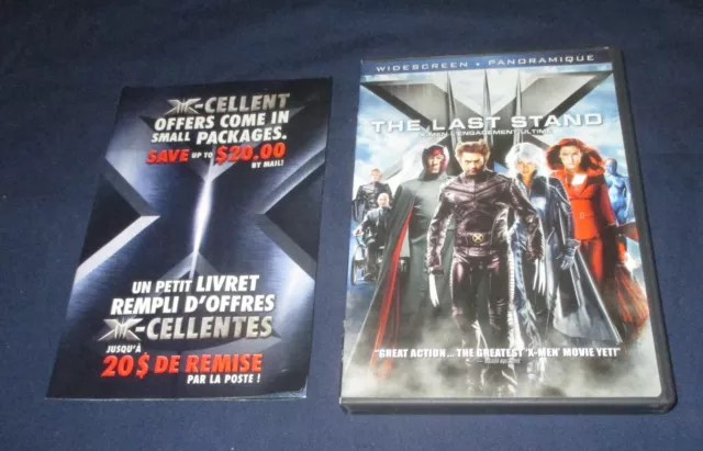 X-Men: The Last Stand (DVD, 2006, Canadian)