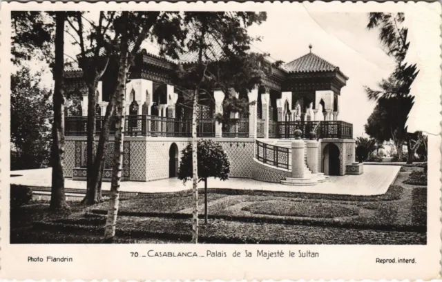 CPA AK MAROC CASABLANCA Palais de Sa Majeste le Sultan Flandrin (37727)
