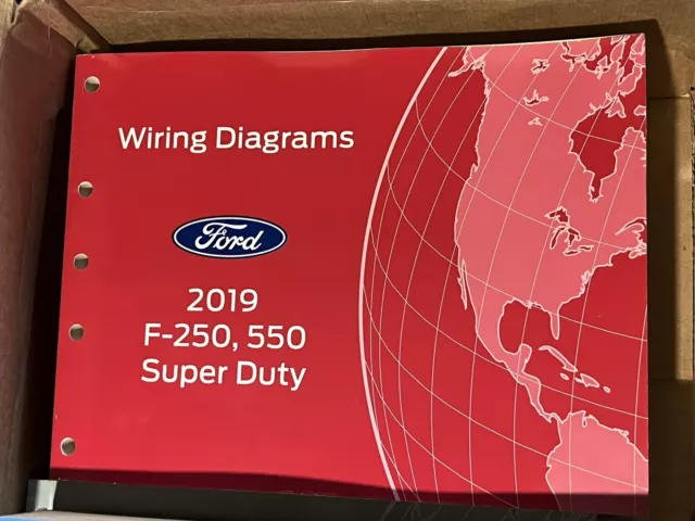 2019 Ford F-250 F-350 F-450 550 Super Duty Truck Wiring Diagrams Service Manual