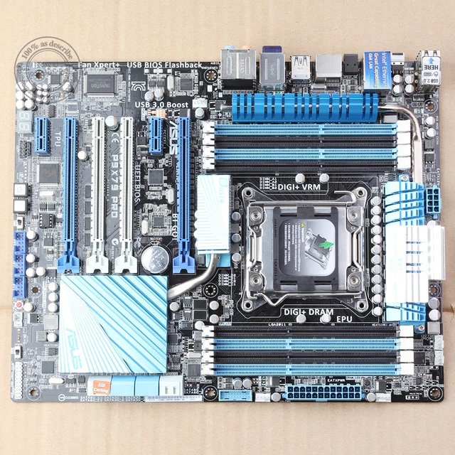 ORIGINAL ASUS P9X79 PRO LGA2011 DDR3 Intel X79 Motherboard USB3.0